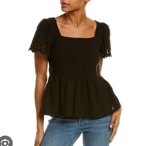 MADEWELL Black flowy top
